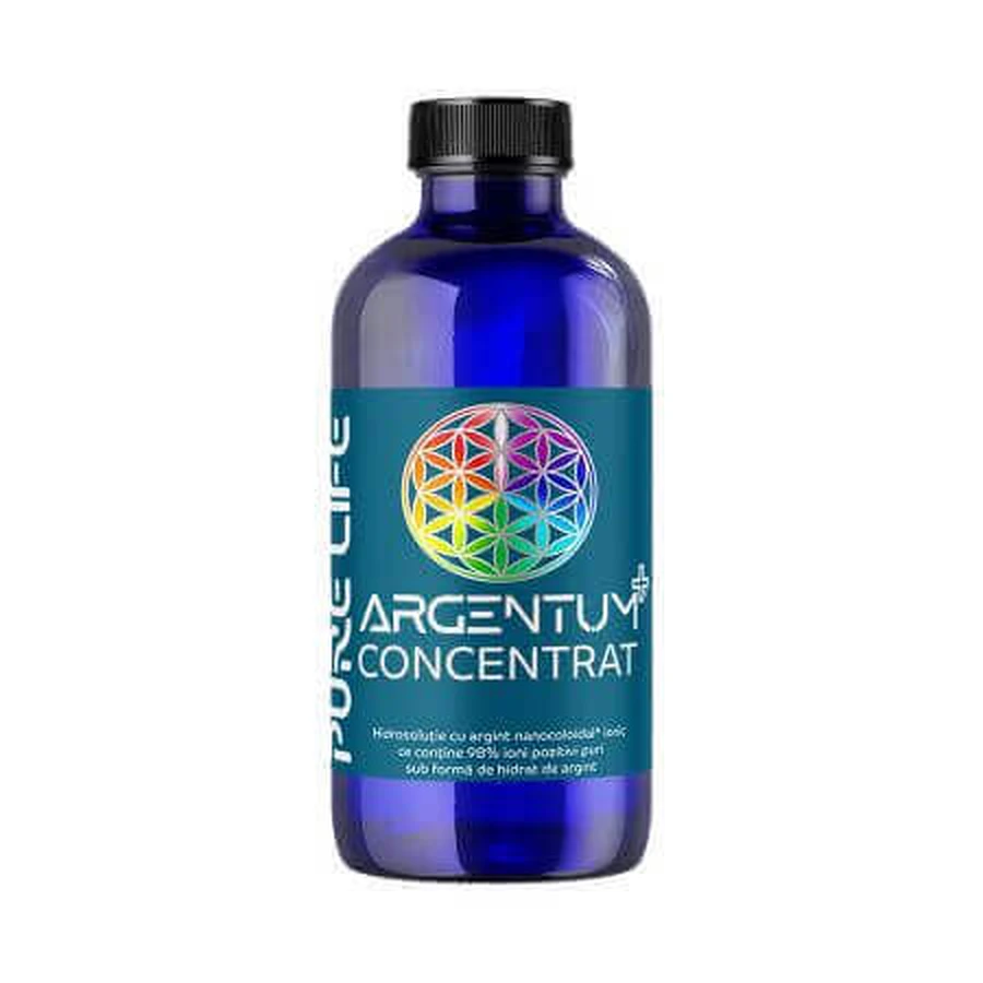 Наноколлоидное серебро Pure Life Argentum+ концентрат, 240 мл: цены и характеристики
