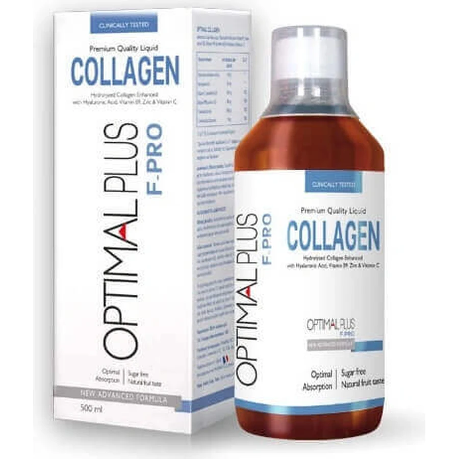 OPTIMAL PLUS F - PRO COLLAGEN 1×500 мл, жидкий коллаген: цены и характеристики