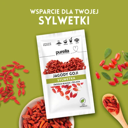 Purella Superfoods Ягоды годжи, сухофрукты, 45 г: цены и характеристики