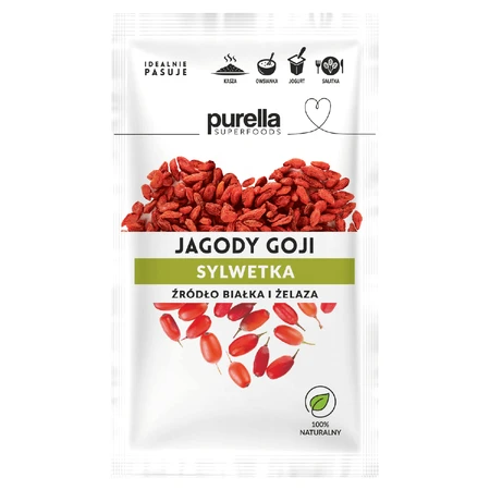 Purella Superfoods Ягоды годжи, сухофрукты, 45 г: цены и характеристики