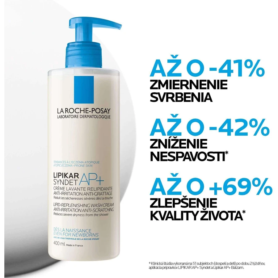 La Roche-Posay Lipikar syndet AP+ 400 мл: ціни та характеристики