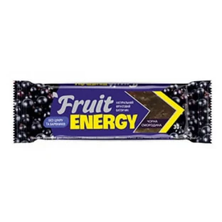 Батончик фруктовий Fruit Energy Чорна смородина 30 г