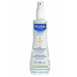 Спрей для тела Mustela Hair Styler & Skin Freshener, освежающий, с рождения, 200 мл