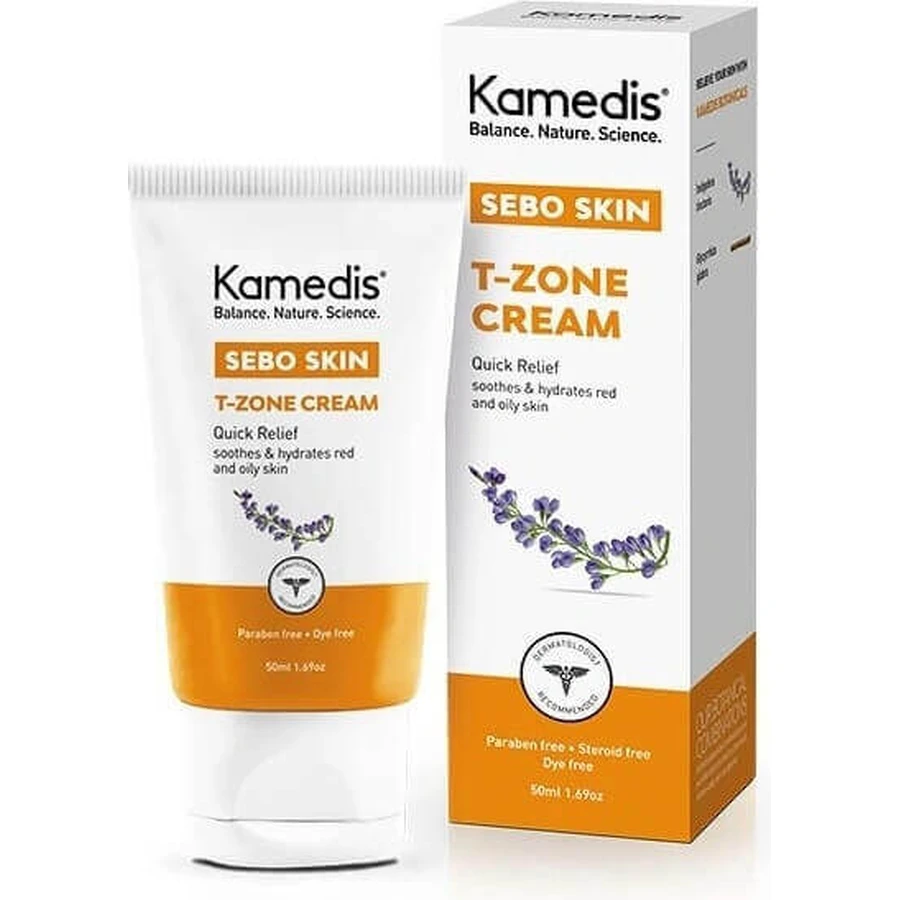 Kamedis SEBO SKIN T-ZONE CREAM 1×50 мл, крем для Т-зоны: цены и характеристики