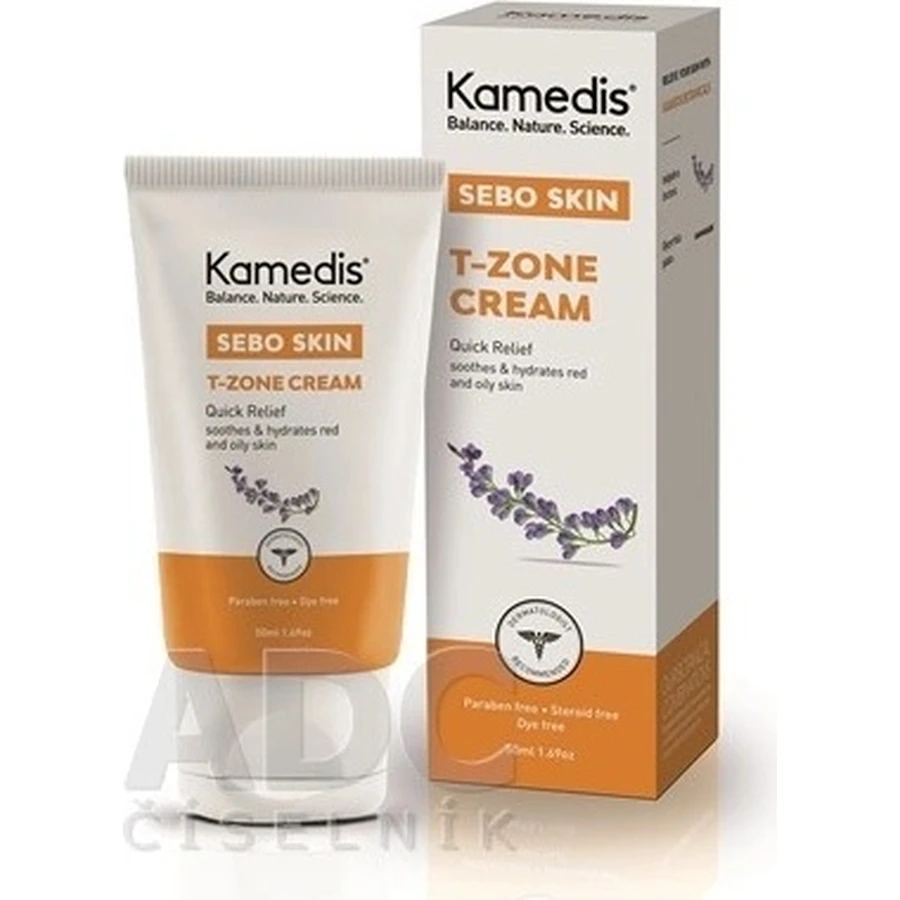 Kamedis SEBO SKIN T-ZONE CREAM 1×50 мл, крем для Т-зоны: цены и характеристики