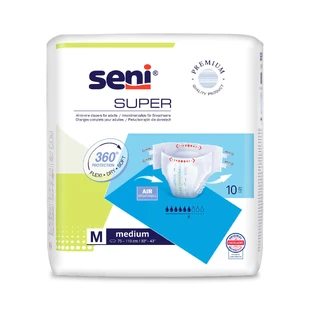Seni Super, підгузки середні, 75-110 см, 10 шт.