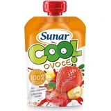 Sunar COOL Fruit Банан, клубника, яблоко 1×120 г, Банан, клубника, яблоко, 12м+