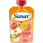 Sunar COOL Fruit Банан, клубника, яблоко 1×120 г, Банан, клубника, яблоко, 12м+: цены и характеристики