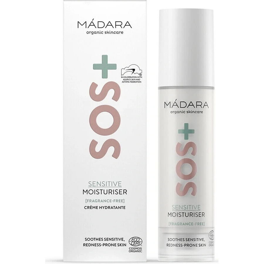 MÁDARA SOS+ SENSITIVE Moisturizer 1×50мл, зволожуючий крем: ціни та характеристики