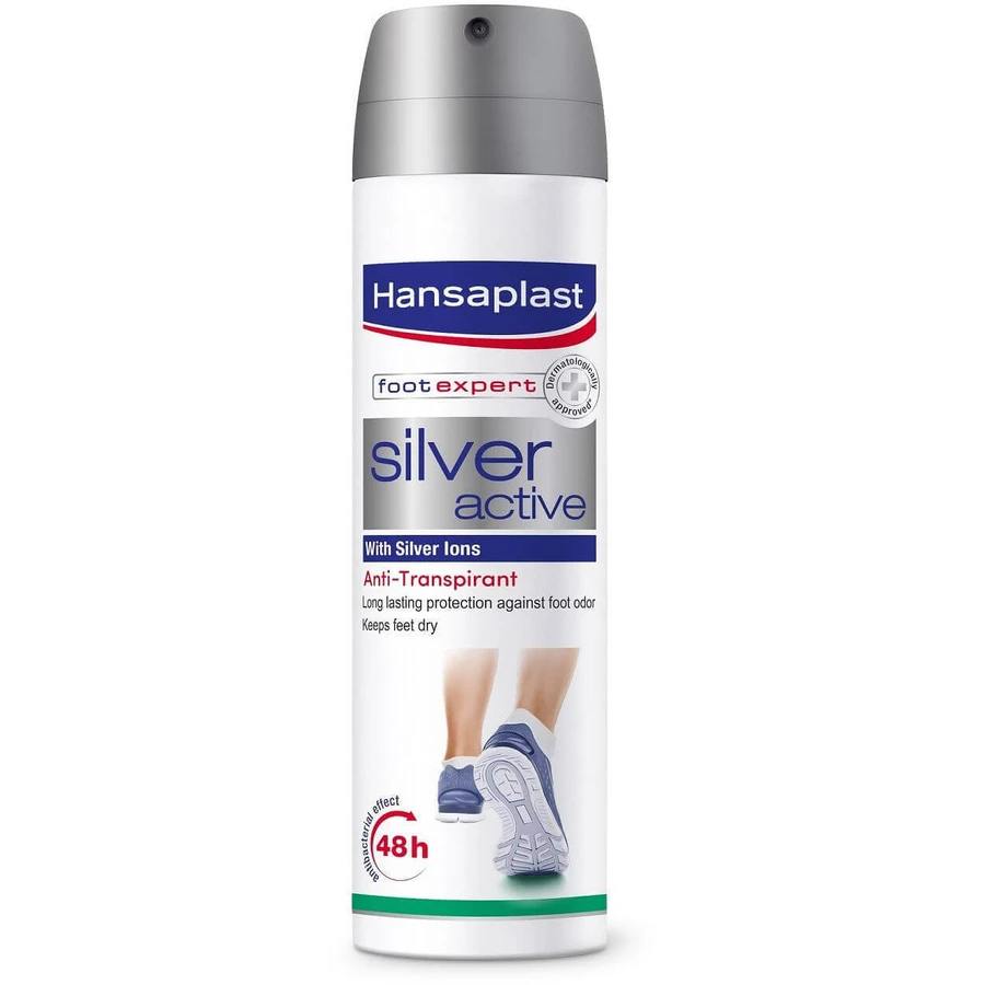 Hansaplast Silver active Антиперспирант-спрей для ног 150 мл: цены и характеристики