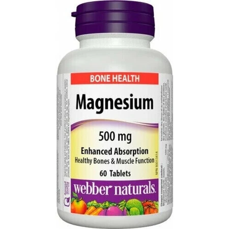 WEBBER NATURALS Магній 150 мг 1×60 таблеток, дієтична добавка: ціни та характеристики