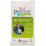 Potette Plus, одноразові вкладиші для дорожніх горщиків, 10 штук: ціни та характеристики