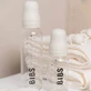 Пляшечка Bibs Baby Glass Bottle, скляна з гумовою соскою з повільним потоком, слонова кістка, від народження, 225 мл