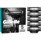 Змінні бритвені головки Gillette Mach3 Charcoal для чоловіків 5 шт.