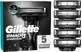 Gillette Mach3 Charcoal Сменные бритвенные головки для muov 5 шт.