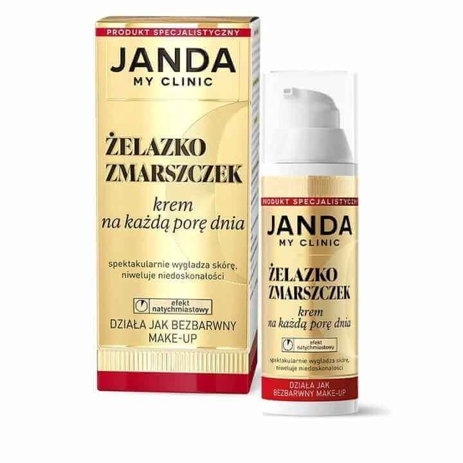 Набір Janda My Clinic, Gold C Premium, багатофункціональний денний та нічний крем, 50 мл + elazko Zmar Wrinkle, денний крем від зморшок, 30 мл: ціни та характеристики