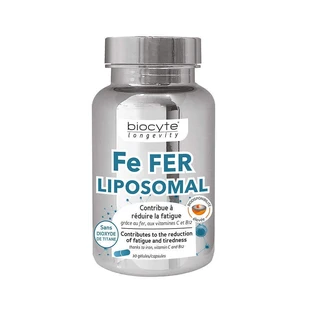 Железо Fe липосомальное, 30 капсул, Biocyte