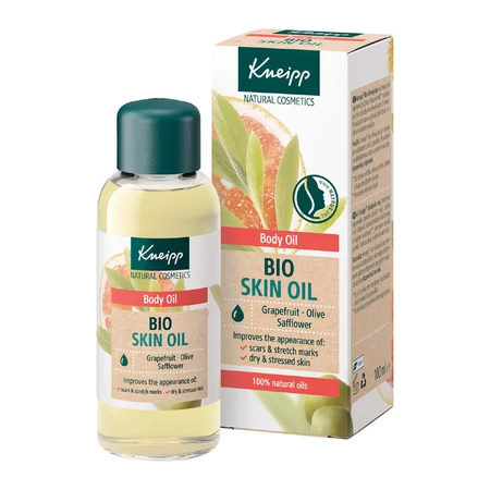 Kneipp Bio Skin Oil, олія для тіла, грейпфрут, шафран, оливкова олія, 100 мл: ціни та характеристики