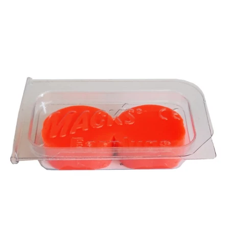 Беруші Mack's Pillow Soft Silicone Earplugs 88 оранжеві силіконові, 1 пара: ціни та характеристики