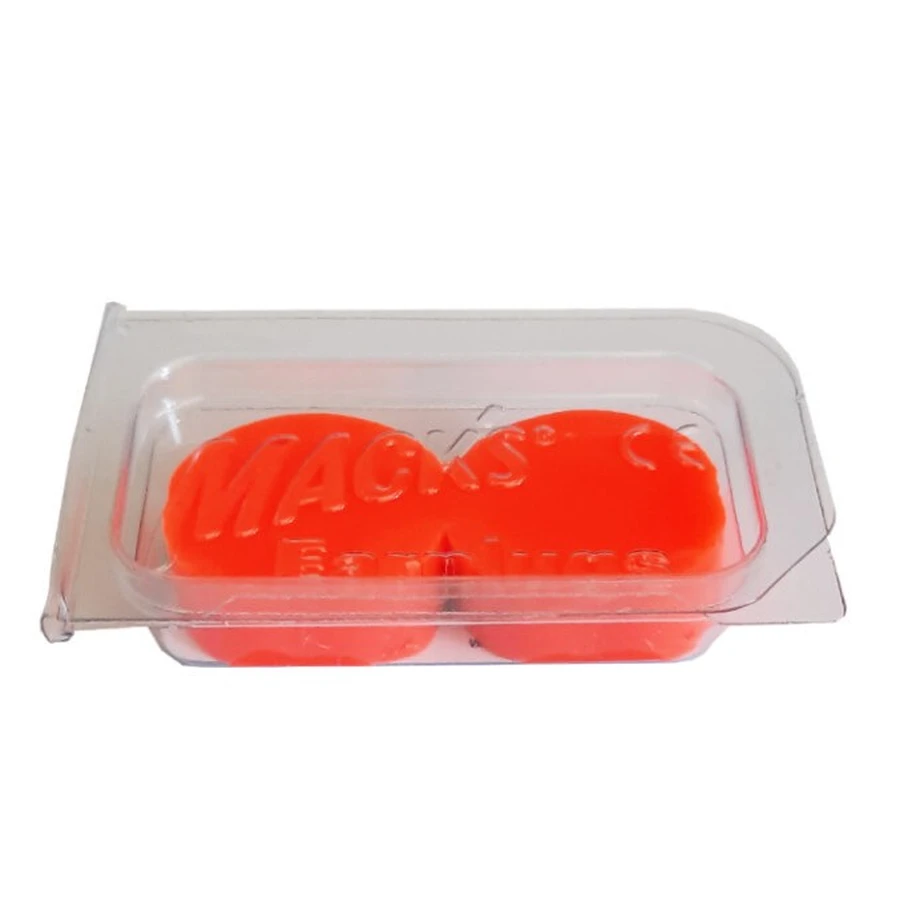 Беруші Mack's Pillow Soft Silicone Earplugs 88 оранжеві силіконові, 1 пара: ціни та характеристики