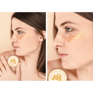 Міністерство Доброго Мила Facegroovin' Eco Glitter, біо-блиск для декору тіла та обличчя, іржаве золото, 10 г