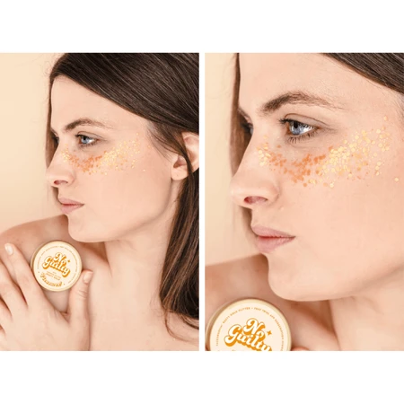 Міністерство Доброго Мила Facegroovin' Eco Glitter, біо-блиск для декору тіла та обличчя, іржаве золото, 10 г: ціни та характеристики