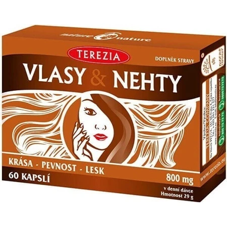 TEREZIA HAIR & NECHTY 1×60 cps, дієтична добавка: ціни та характеристики
