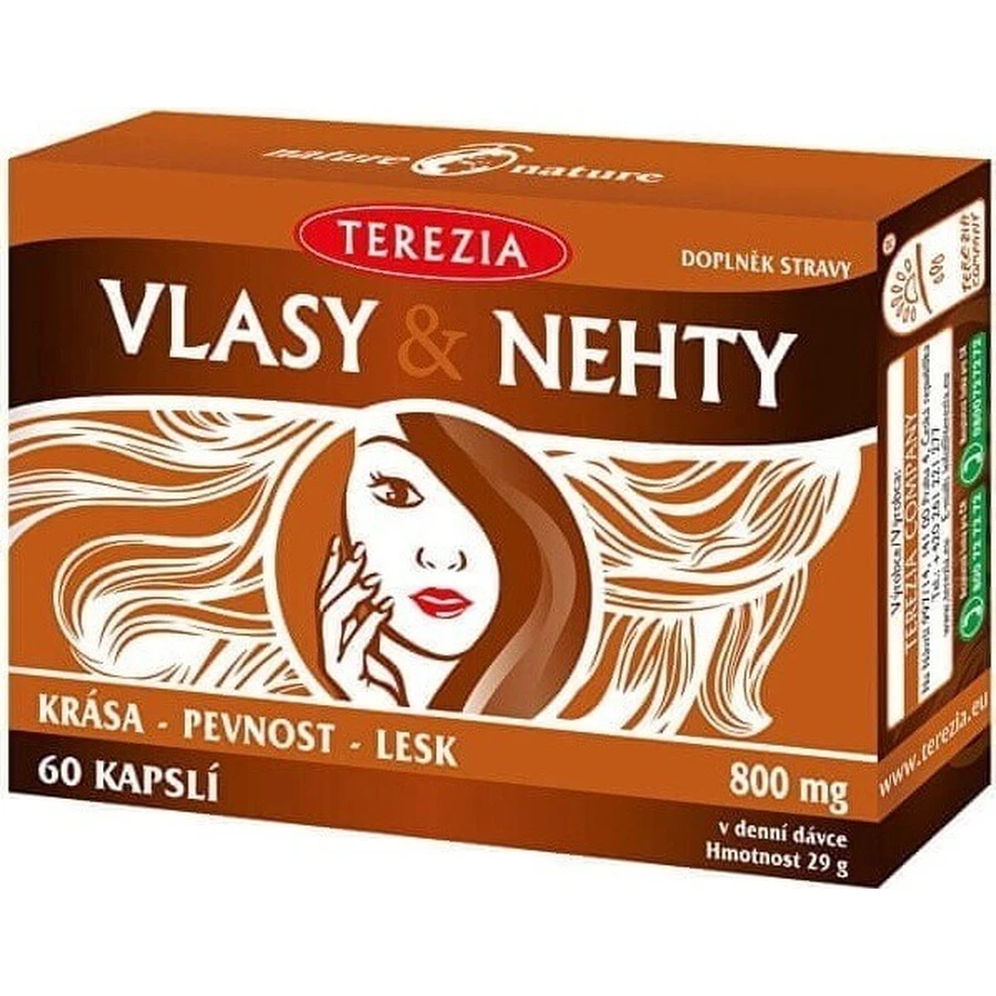 TEREZIA HAIR & NECHTY 1×60 cps, дієтична добавка: ціни та характеристики