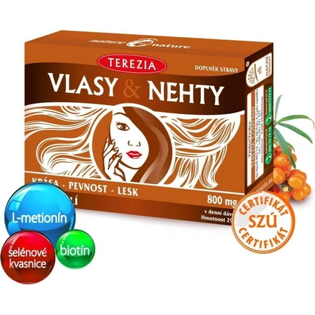TEREZIA HAIR & NECHTY 1×60 cps, дієтична добавка: ціни та характеристики