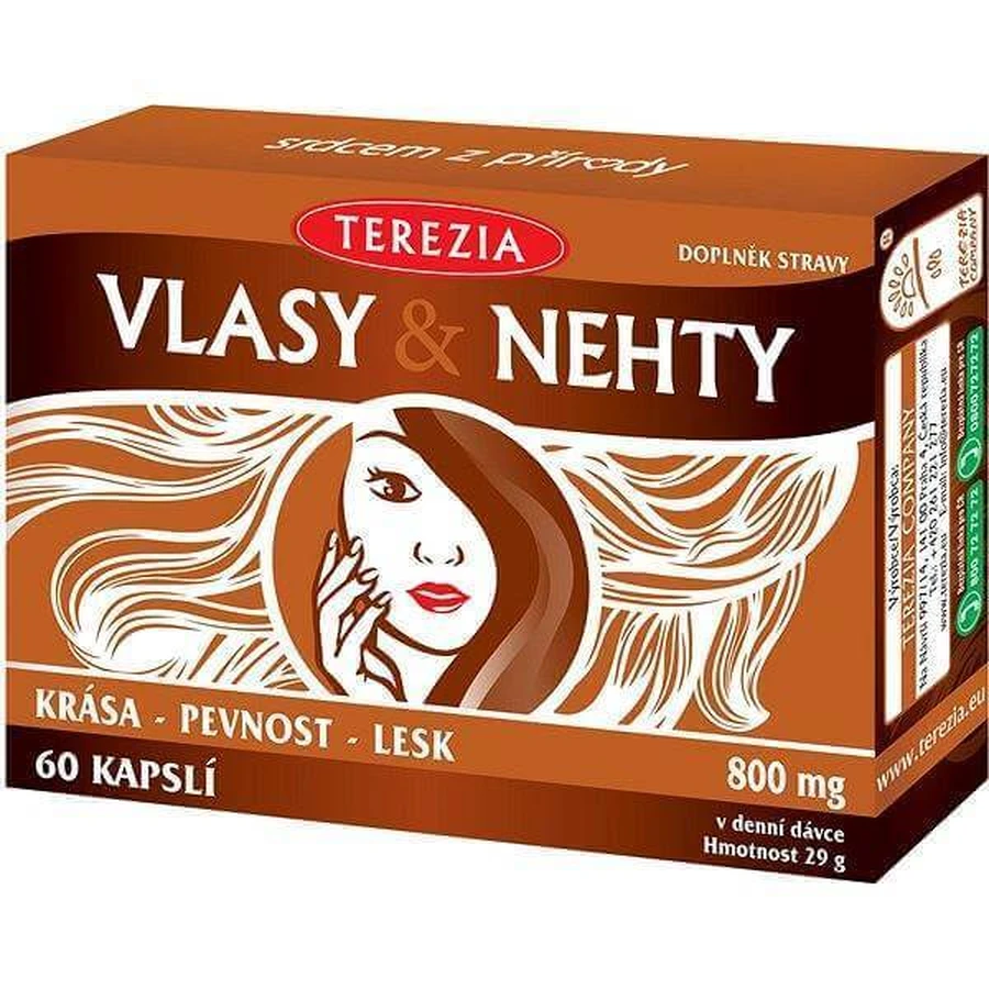 TEREZIA HAIR & NECHTY 1×60 cps, дієтична добавка: ціни та характеристики