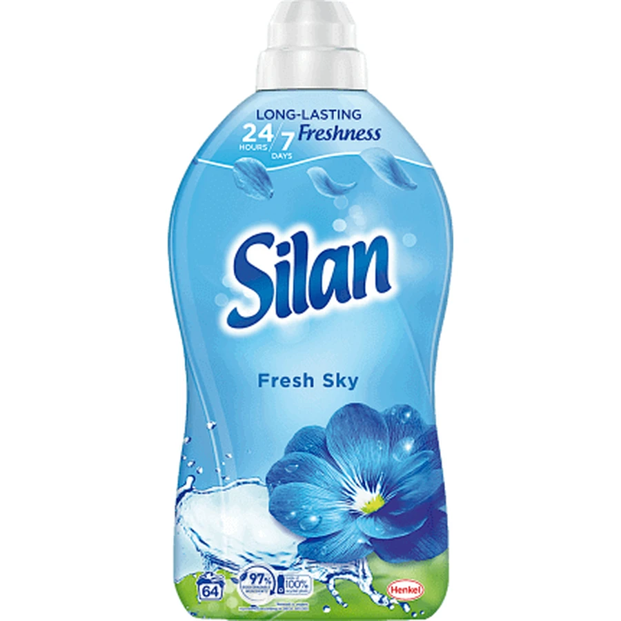 Кондиціонер для білизни Silan Fresh sky 64 splri, 1,41 л: ціни та характеристики