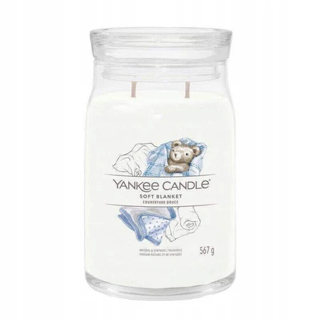 Yankee Candle Signature Large Soft Blanket™ 1×567 г, ароматична свічка: ціни та характеристики