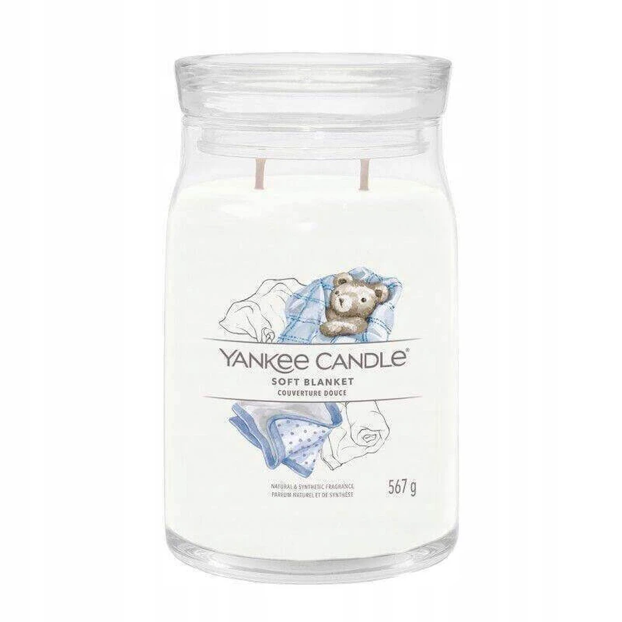 Yankee Candle Signature Large Soft Blanket™ 1×567 г, ароматична свічка: ціни та характеристики