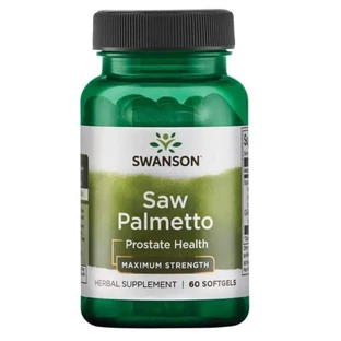 Swanson Saw Palmetto 320 мг, пальма саба, 60 капсул