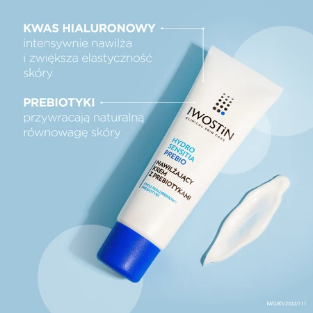 Iwostin, Зволожуючий крем з пребіотиками Hydro Sensitia Prebio, 50 мл: ціни та характеристики