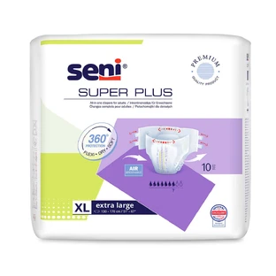 Seni Super Plus, підгузки Extra Large, 130-170 см, 10 шт.