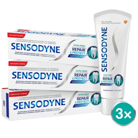 Sensodyne Repair & Protect экстра свежая зубная паста 3 x 75 мл: цены и характеристики