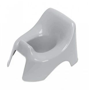 Анатомический горшок со спинкой Grey Charm, Thermobaby