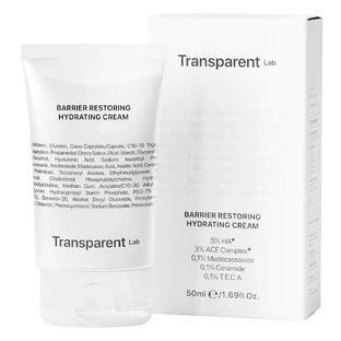 Transparent Lab Barrier Restoring Cream, увлажняющий крем для лица, 50 мл