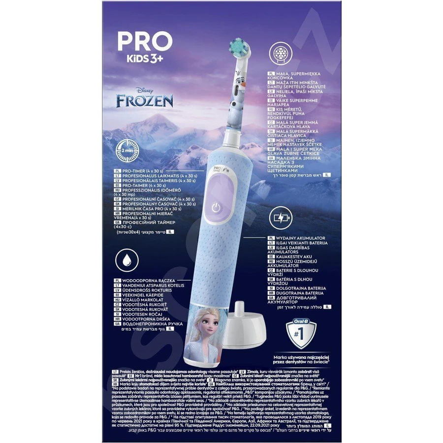 Електрична зубна щітка Oral-B Pro Kids Frozen: ціни та характеристики