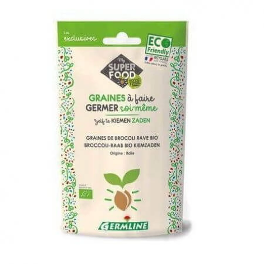 Семена брокколи для проращивания Organic, 150 г, Germline: цены и характеристики