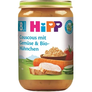 Органічний кускус HiPP з овочами та куркою 220 г