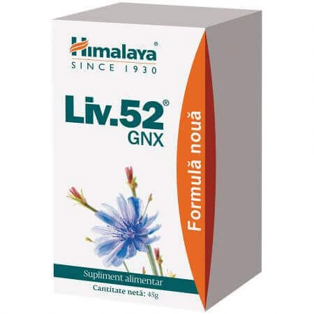 Лив 52 GNX, 60 таблеток, Himalaya: цены и характеристики