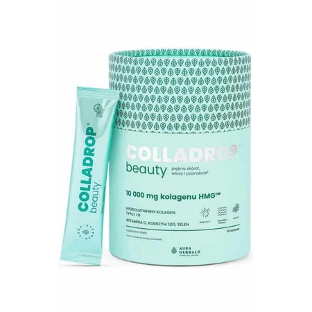 Colladrop Beauty 10000 мг морського колагену HMG мохіто 30 пакетиків Aura Herbals: ціни та характеристики