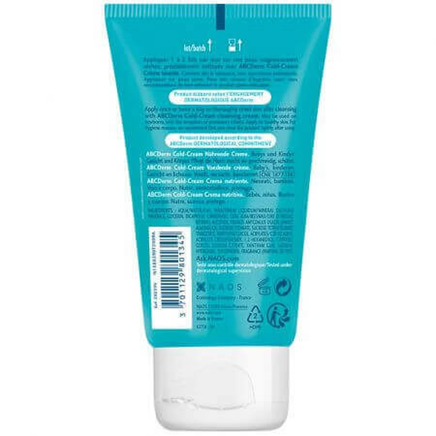 Bioderma ABCDerm Cold Cream Захисний та заспокійливий крем, 45 мл: ціни та характеристики