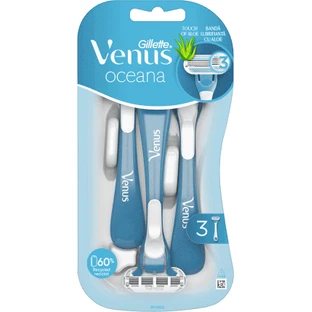 Gillette Venus Одноразовая бритва Ocean, 3 шт.