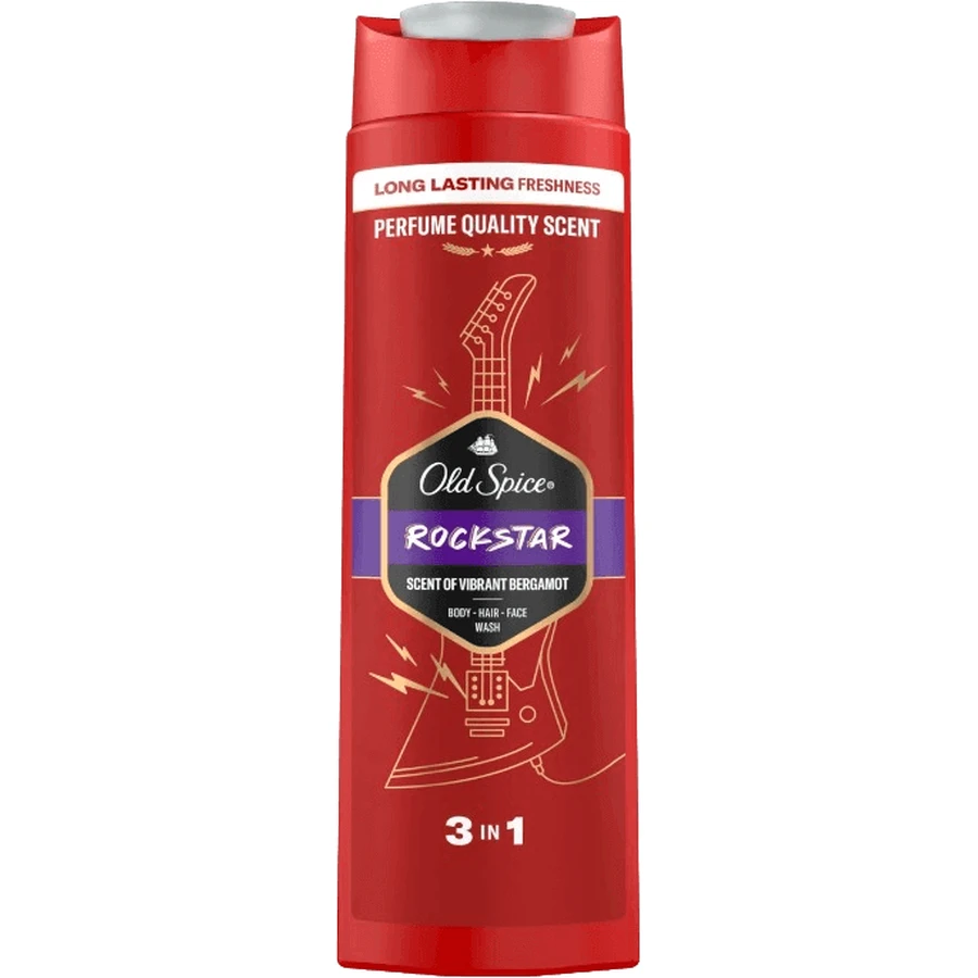 Old Spice Rockstar 3в1 Гель для душу та ампула 400 мл: ціни та характеристики