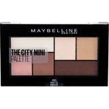 Maybelline New York The City Mini Palette палитра теней для век 480 Matte About Town 1×6 г, палитра теней для век