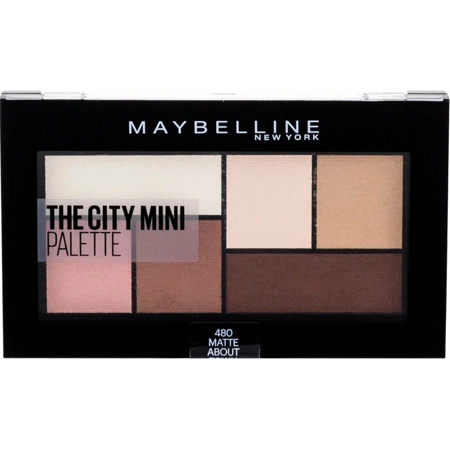 Maybelline New York The City Mini Palette палитра теней для век 480 Matte About Town 1×6 г, палитра теней для век: цены и характеристики