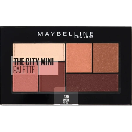 Maybelline New York The City Mini Palette палитра теней для век 480 Matte About Town 1×6 г, палитра теней для век: цены и характеристики